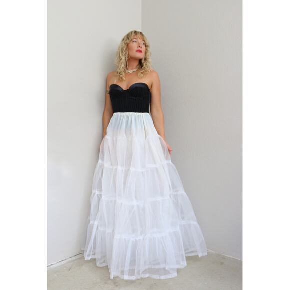 1980's Vintage Fancy Frocks Crinoline Petticoat Skirt Women's One Size Fits All - Picture 2 of 9